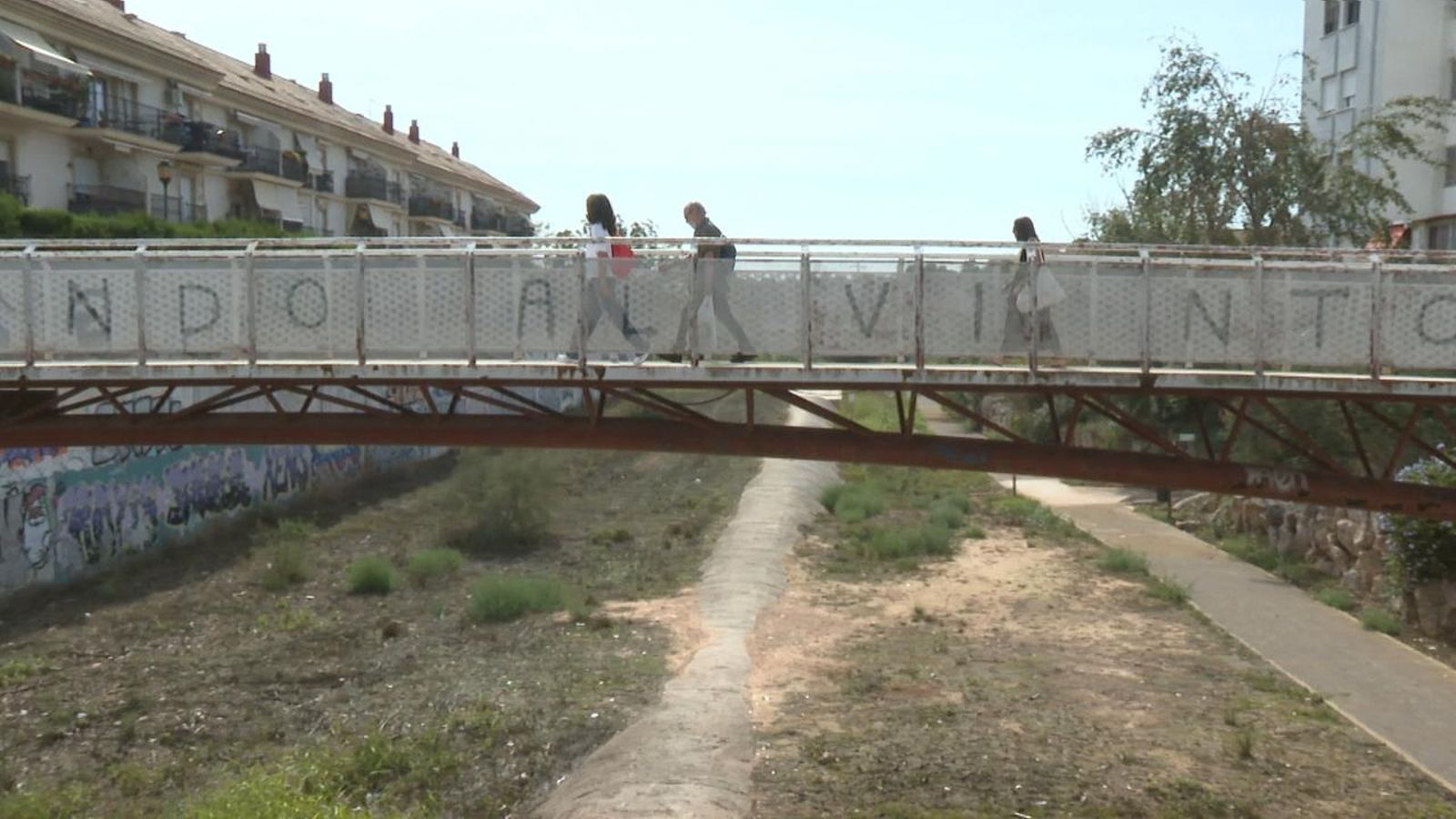 Barranc de Mandor, a l'altura de l'Eliana