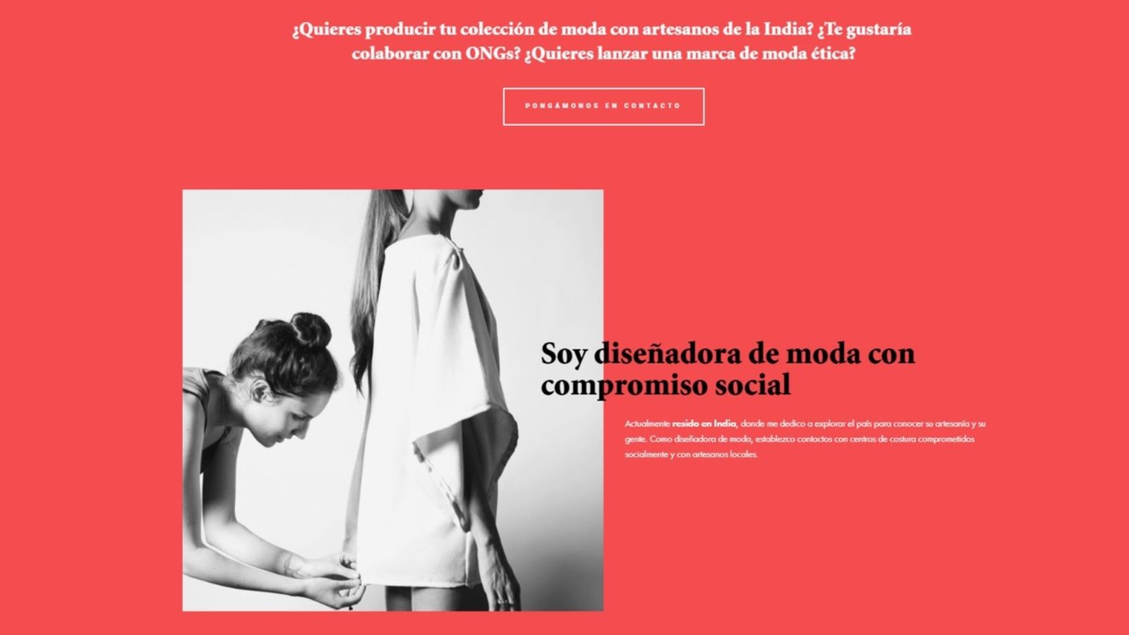 Esme Pueyo ha creat una empresa de moda ètica i social