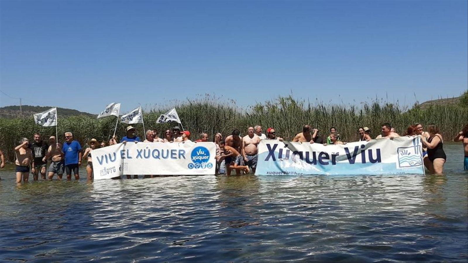 Imatge de la dihuitena edició de Mulla't pel Xúquer, a Antella