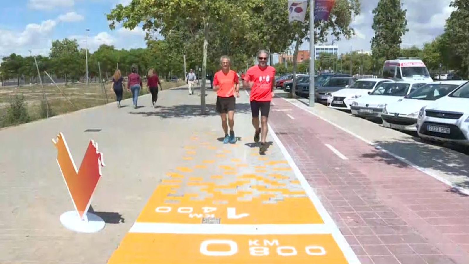Un circuit de 2,2 quilòmetres per als corredors a l'avinguda dels Tarongers de València Un circuit de 2,2 quilòmetres per als corredors a l'avinguda dels Tarongers de València