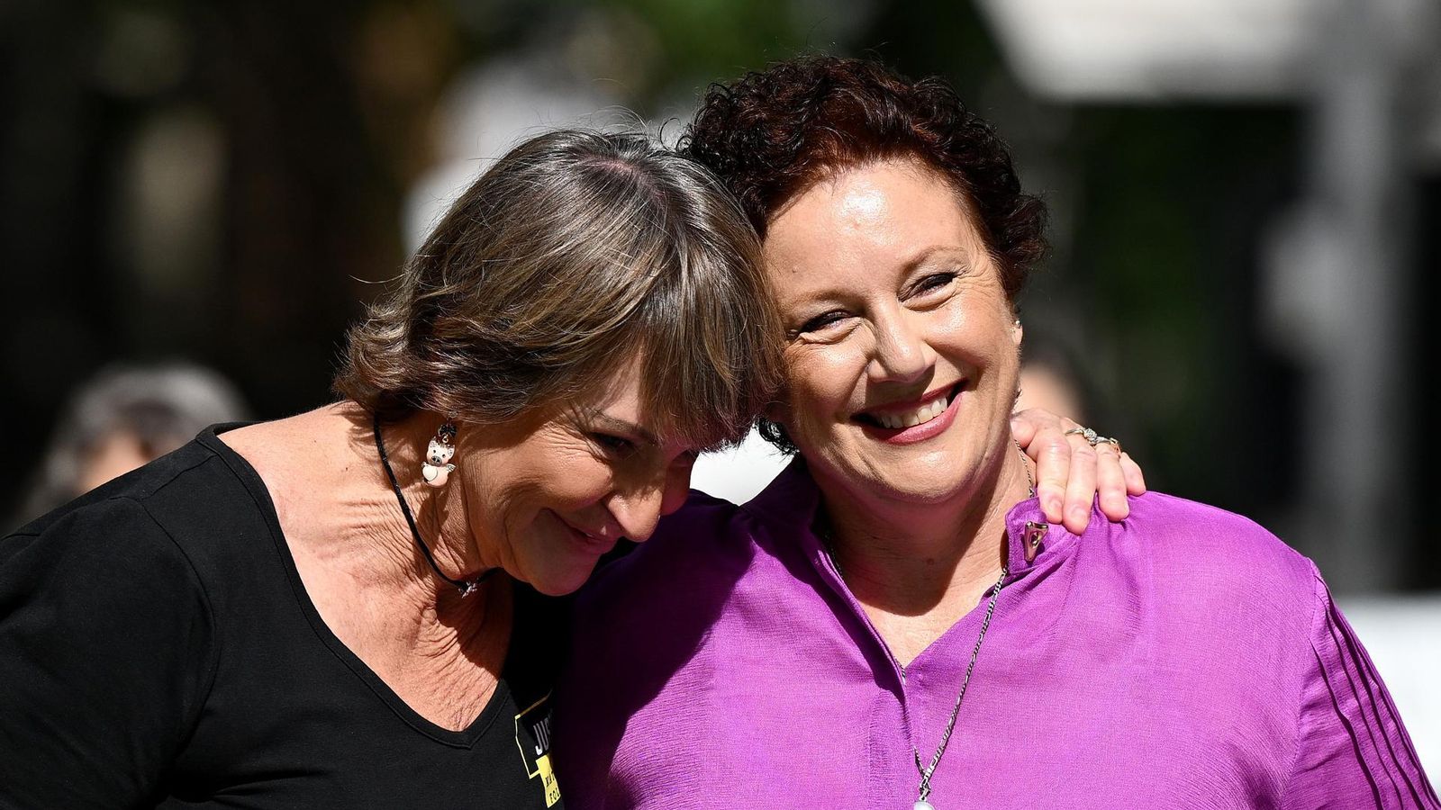 Kathleen Folbigg, de morat, aquest dijous en arribar al Tribunal d'Apel·lació Penal de Nova Gal·les del Sud, a Austràlia