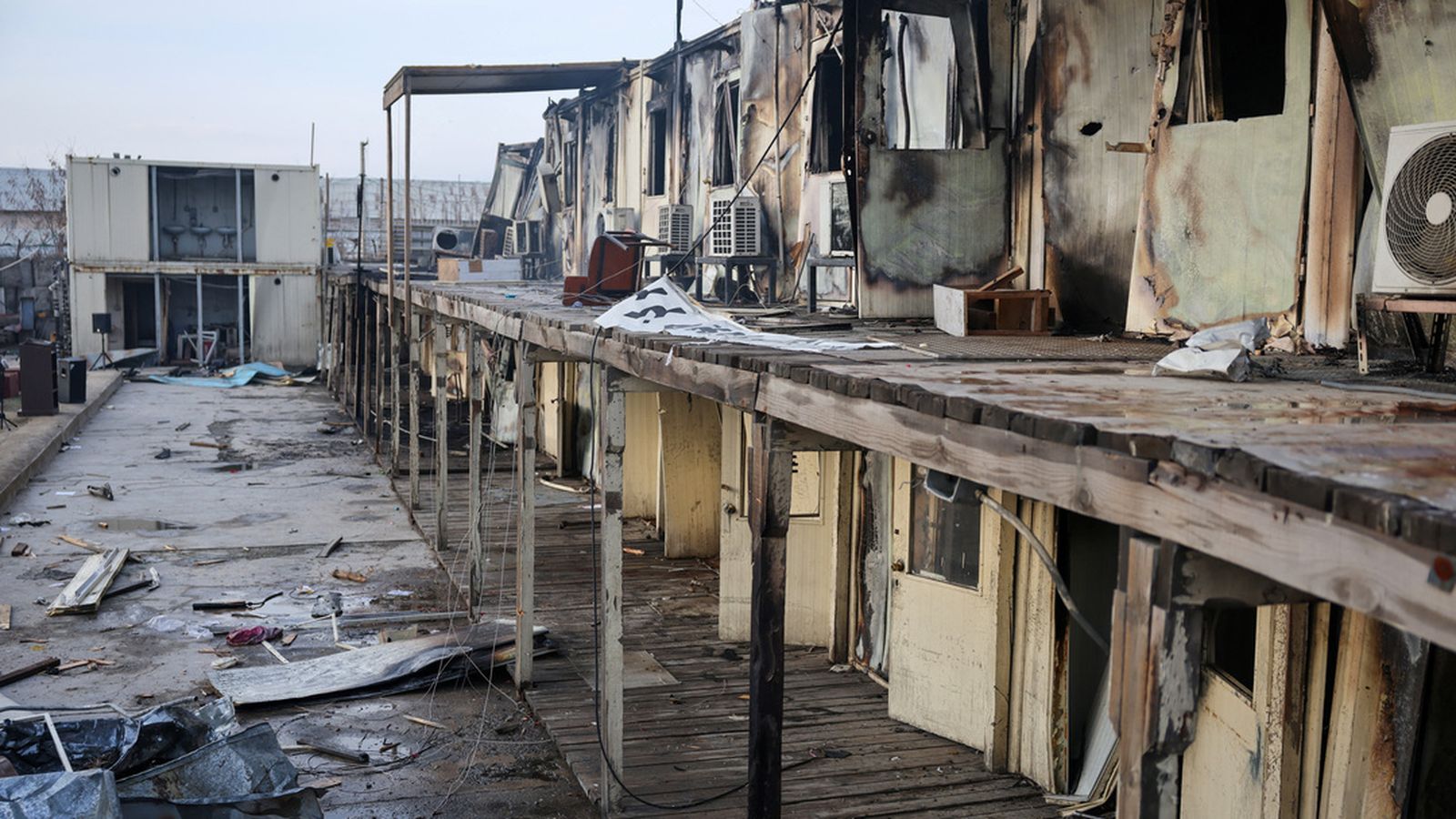 Estat de la infraestructura de l'hospital de Kabul després de l'atac