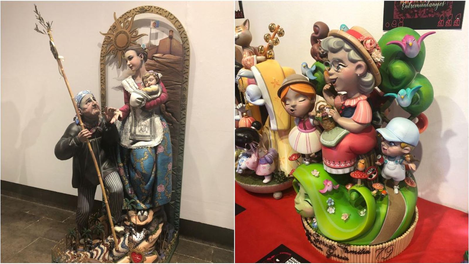 Ninots indultats de la Foguera Sagrada Família