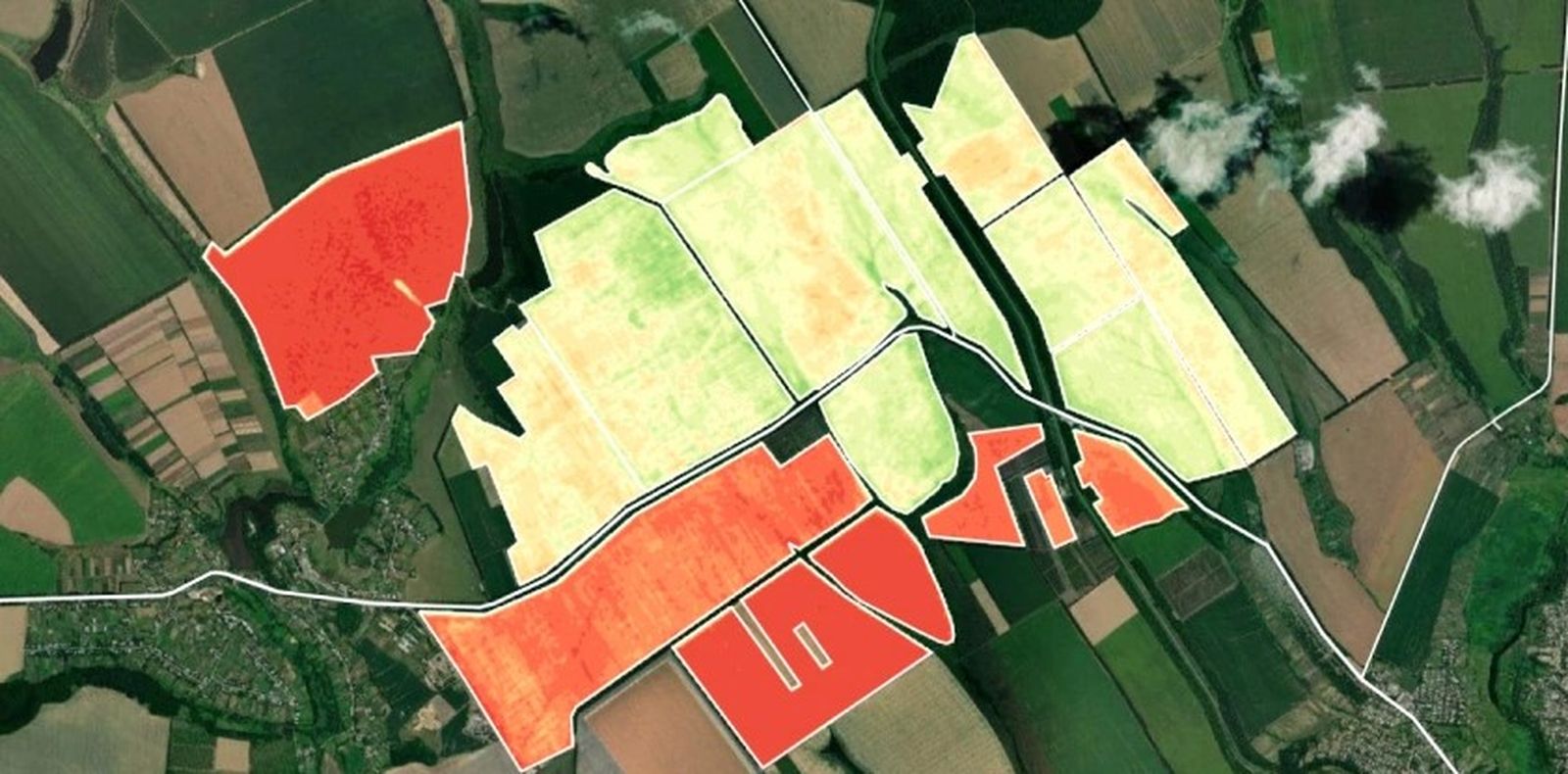 Exemple de gestió de cultius amb l'índex NDVI. EOS