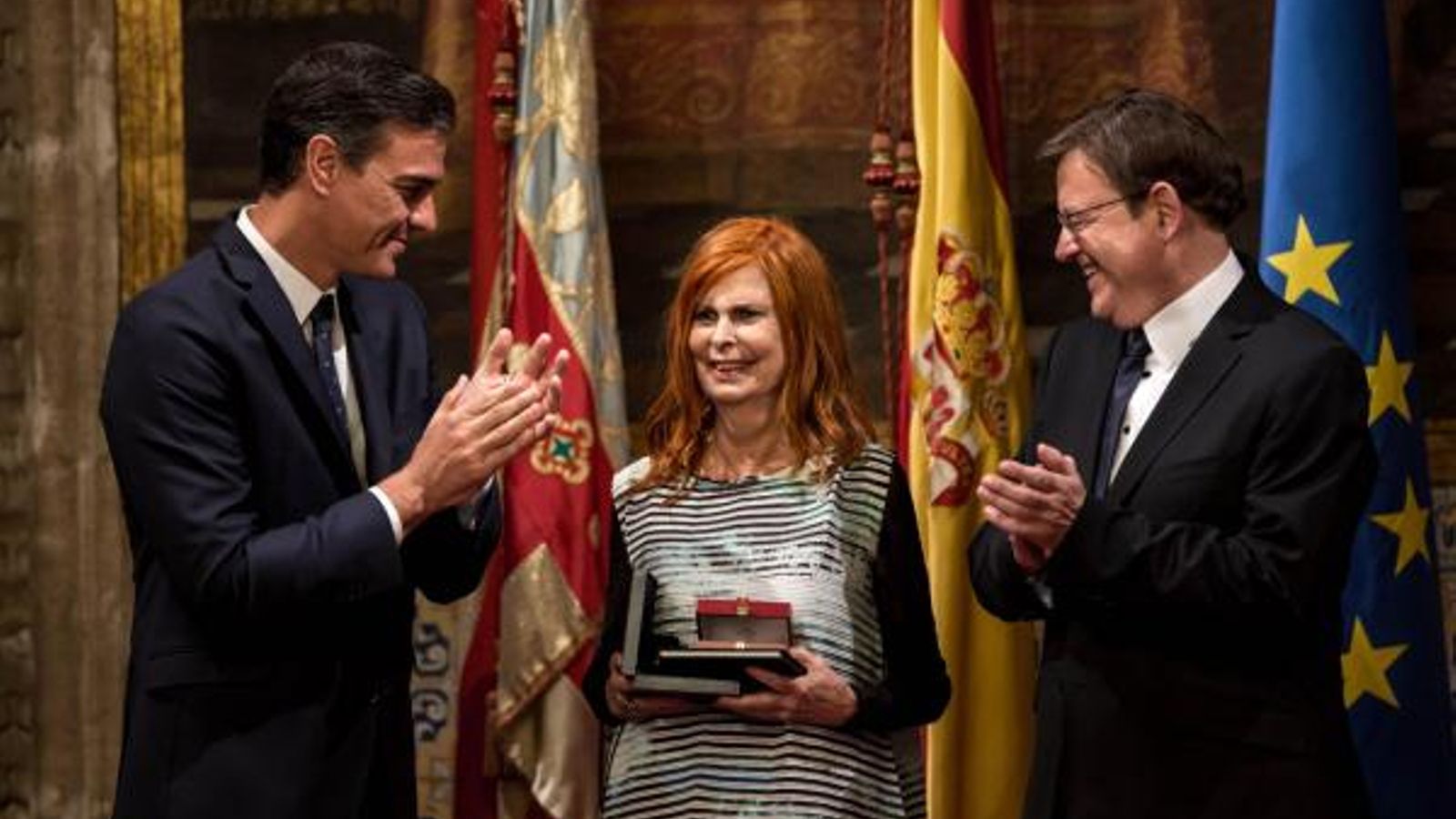 Carmen Alborch en l’entrega dels premis Nou d’Octubre 2018