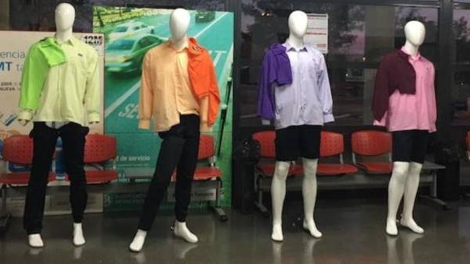 L’EMT proposa els colors verd, taronja, morat o rosa per als nous als uniformes