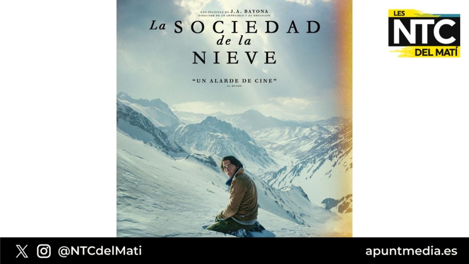 15.12.2023 | 'Gran pantalla' i 'La sociedad de la nieve' de Juan Antonio Bayona