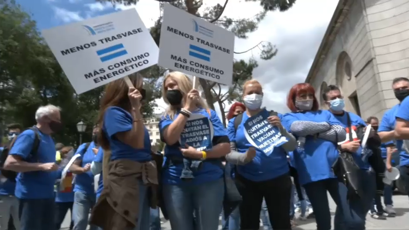 Manifestació contra el transvasament