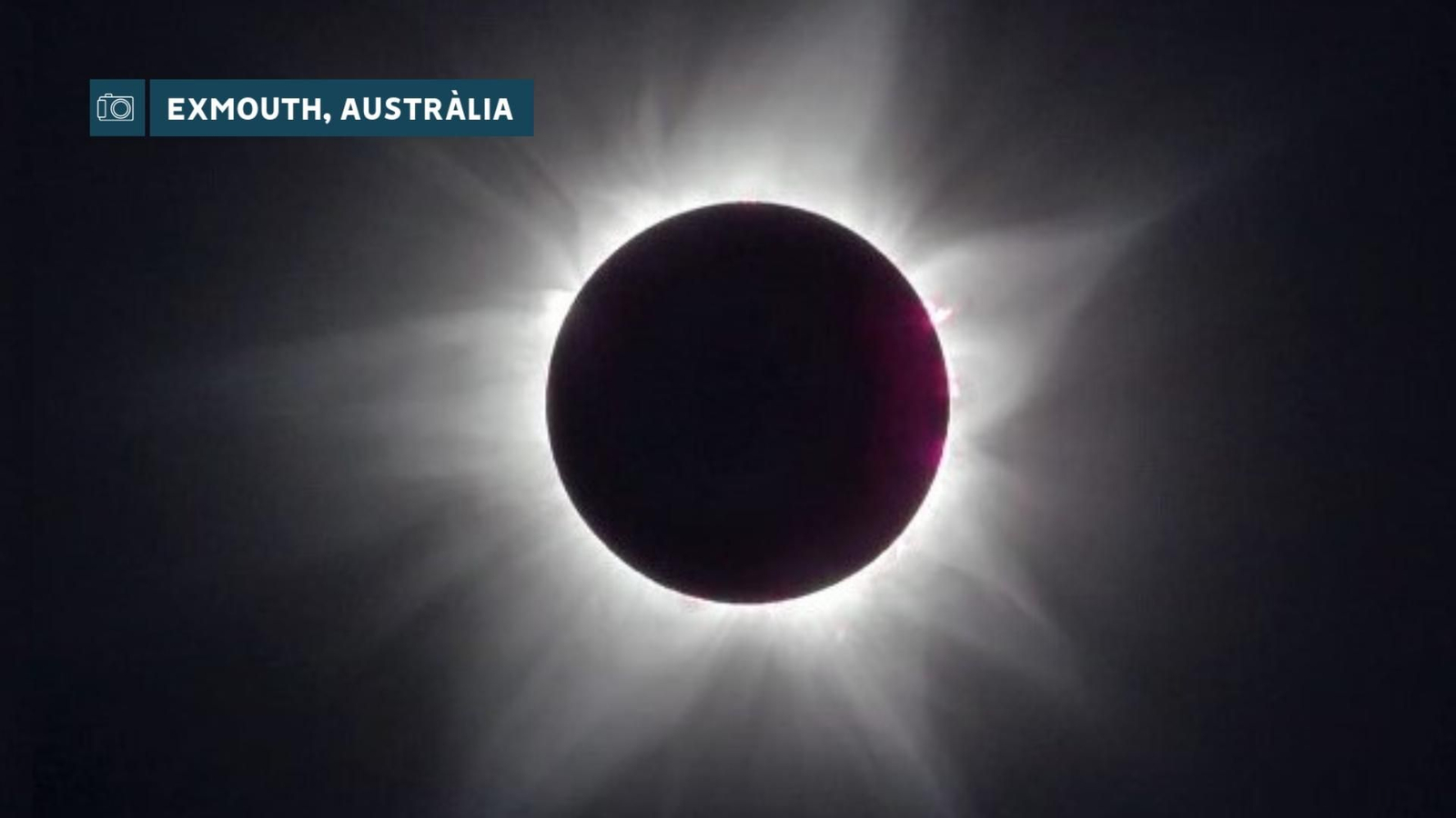 Eclipsi de Sol del 20 d’abril de 2023 observat a Exmouth, Austràlia