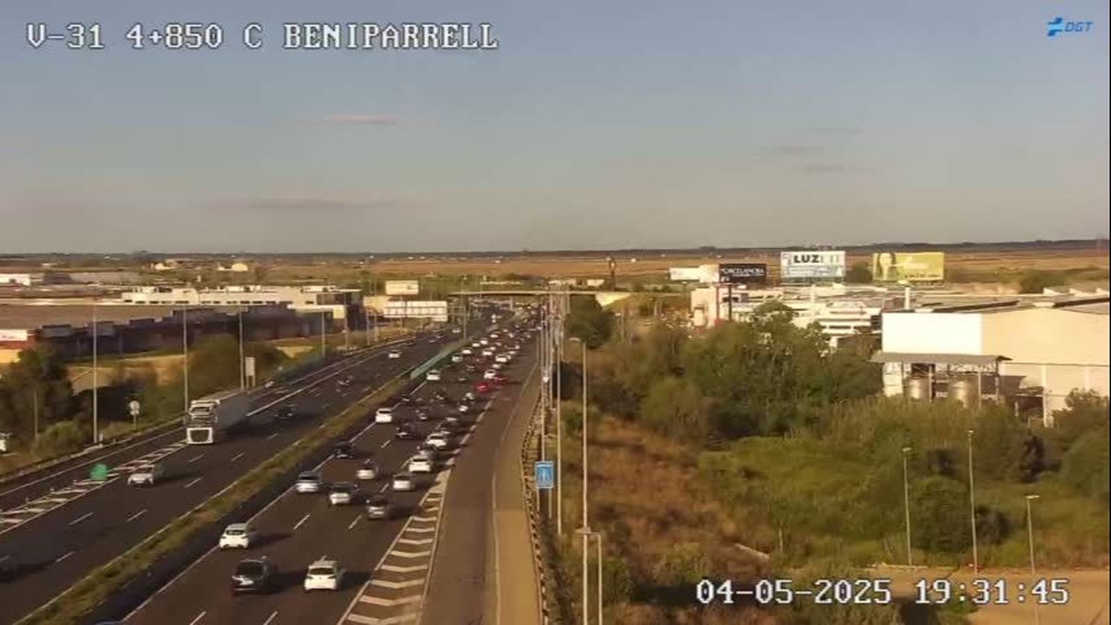 Carretera V-31, a l'altura de Beniparrell