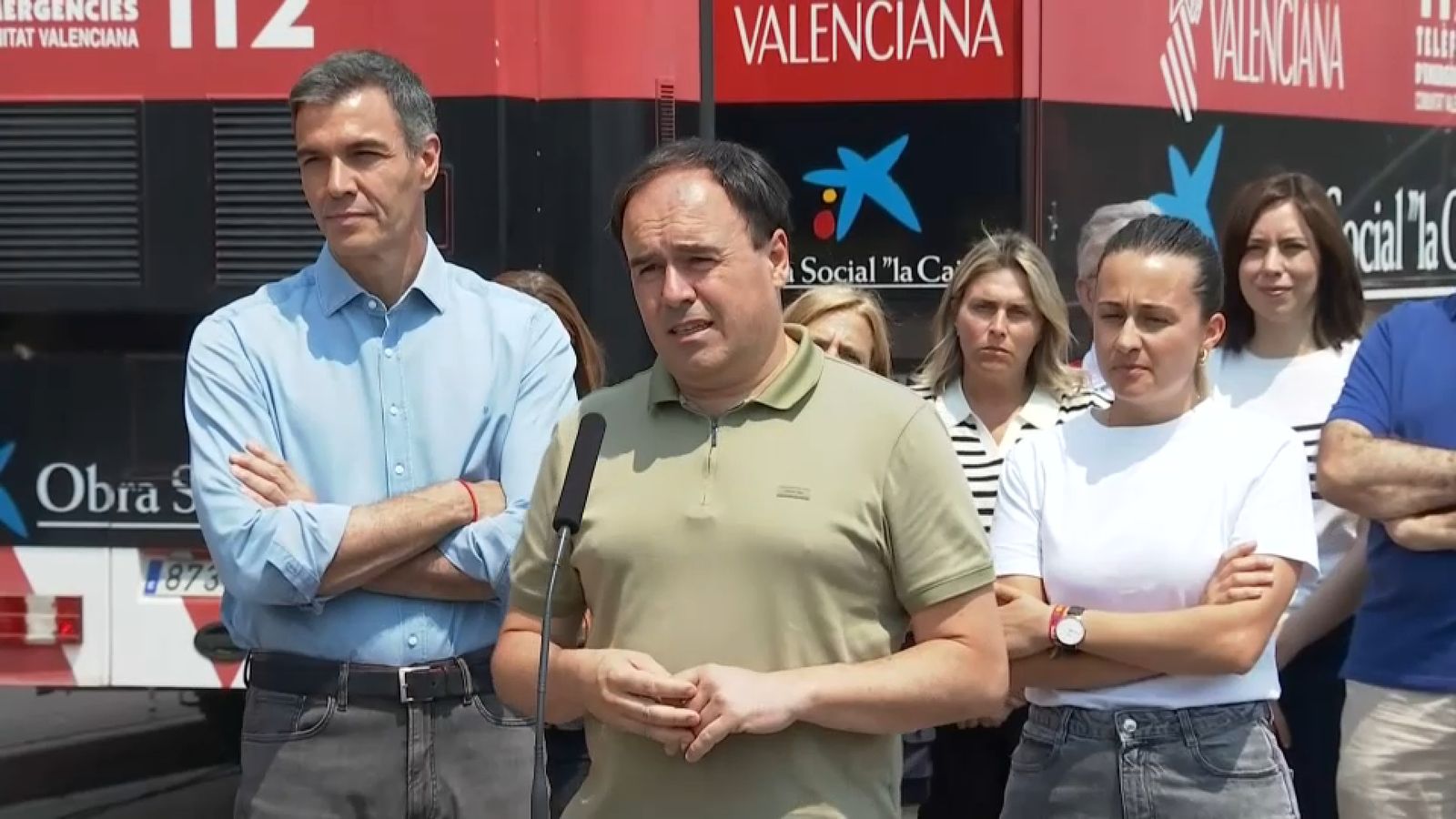 El cap del Consell intervé davant els mitjans de comunicació junt al president del govern espanyol des del Centre de Comandament Avançat
