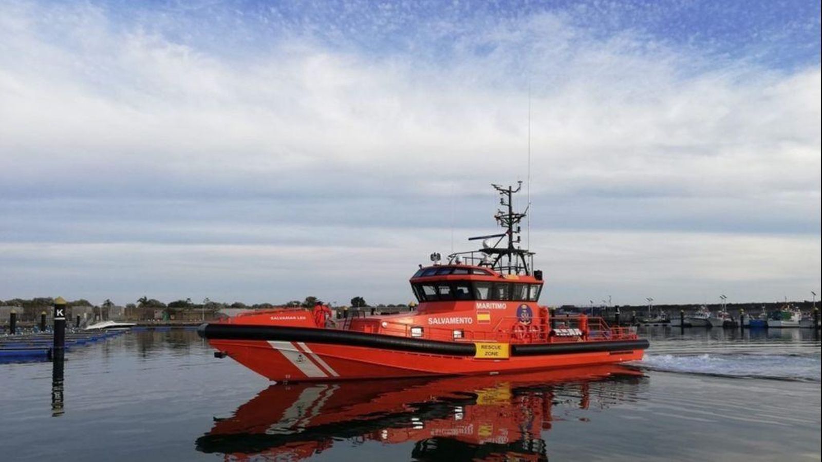 Imatge d’arxiu d’una embarcació de Salvament Marítim Imatge d’arxiu d’una embarcació de Salvament Marítim