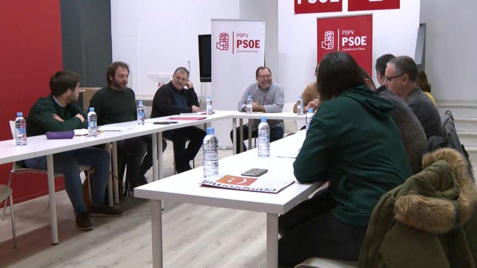 El PSPV, Compromís i Podem-EUPV acorden dos documents per tancar la crisi de l’Acord de Fadrell