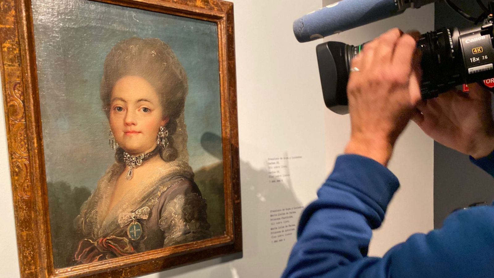 Una de les cinc pintures falsificades que ara pot veure's en l'exposició del Muvim de València