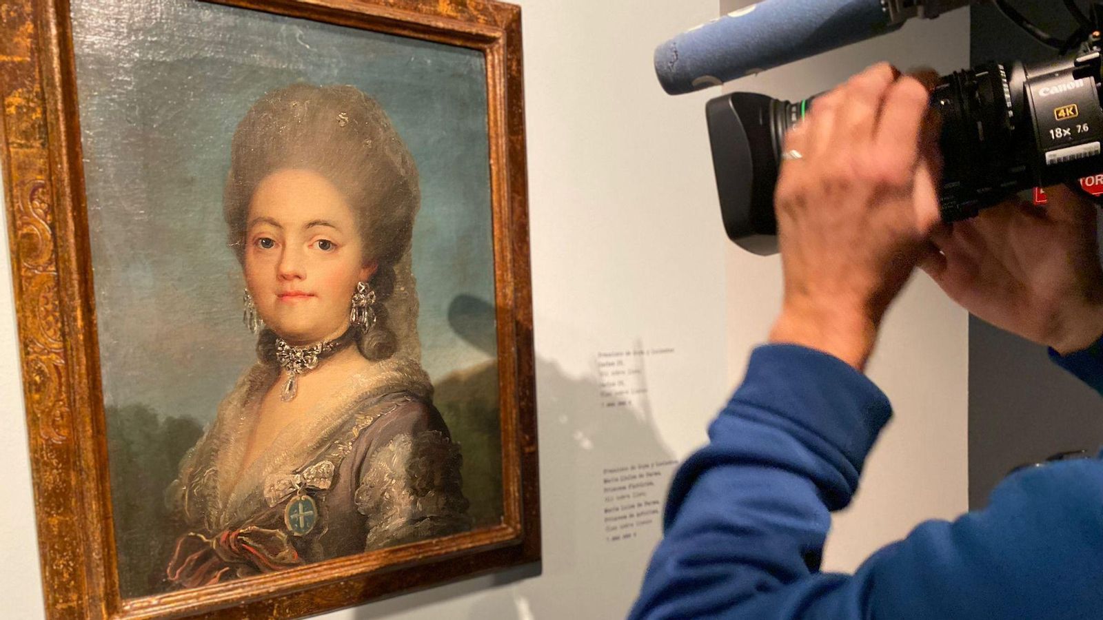 Una de les cinc pintures falsificades que ara pot veure's en l'exposició del MuVIM de València Una de les cinc pintures falsificades que ara pot veure's en l'exposició del Muvim de València