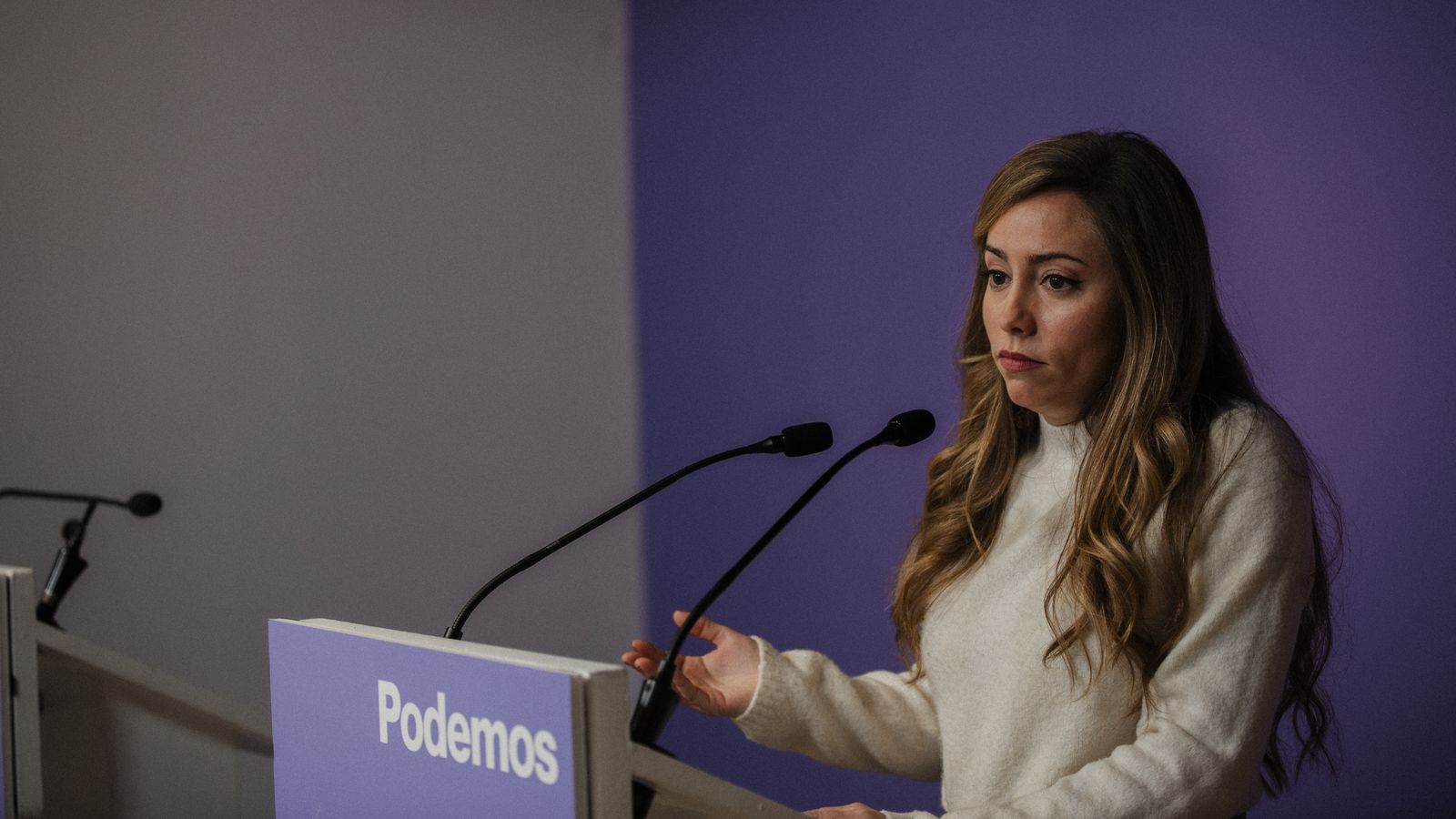 María Teresa Pérez, secretaria d'Acció Institucional de Podem