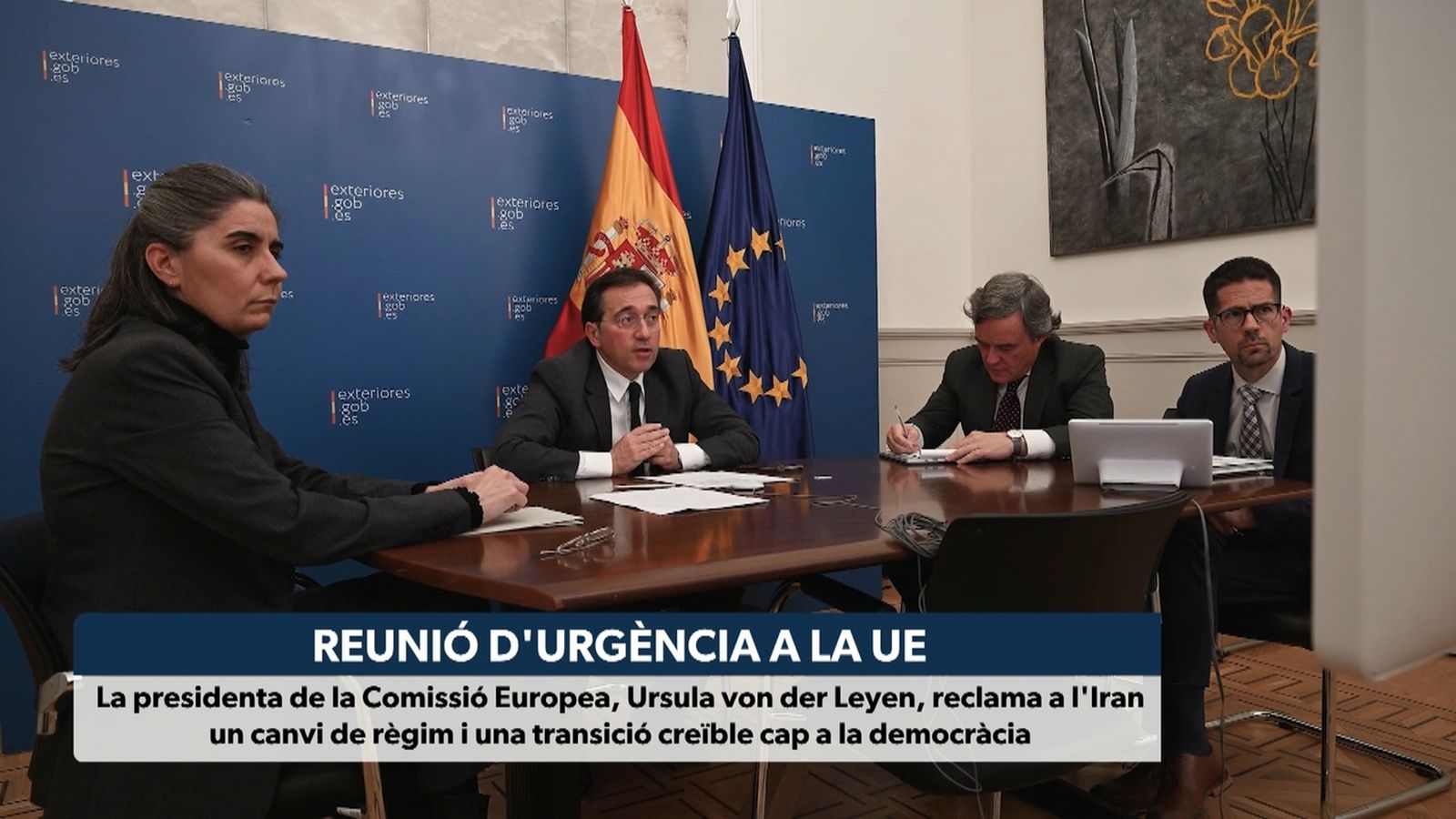 Reunió d'urgència a la Unió Europea
