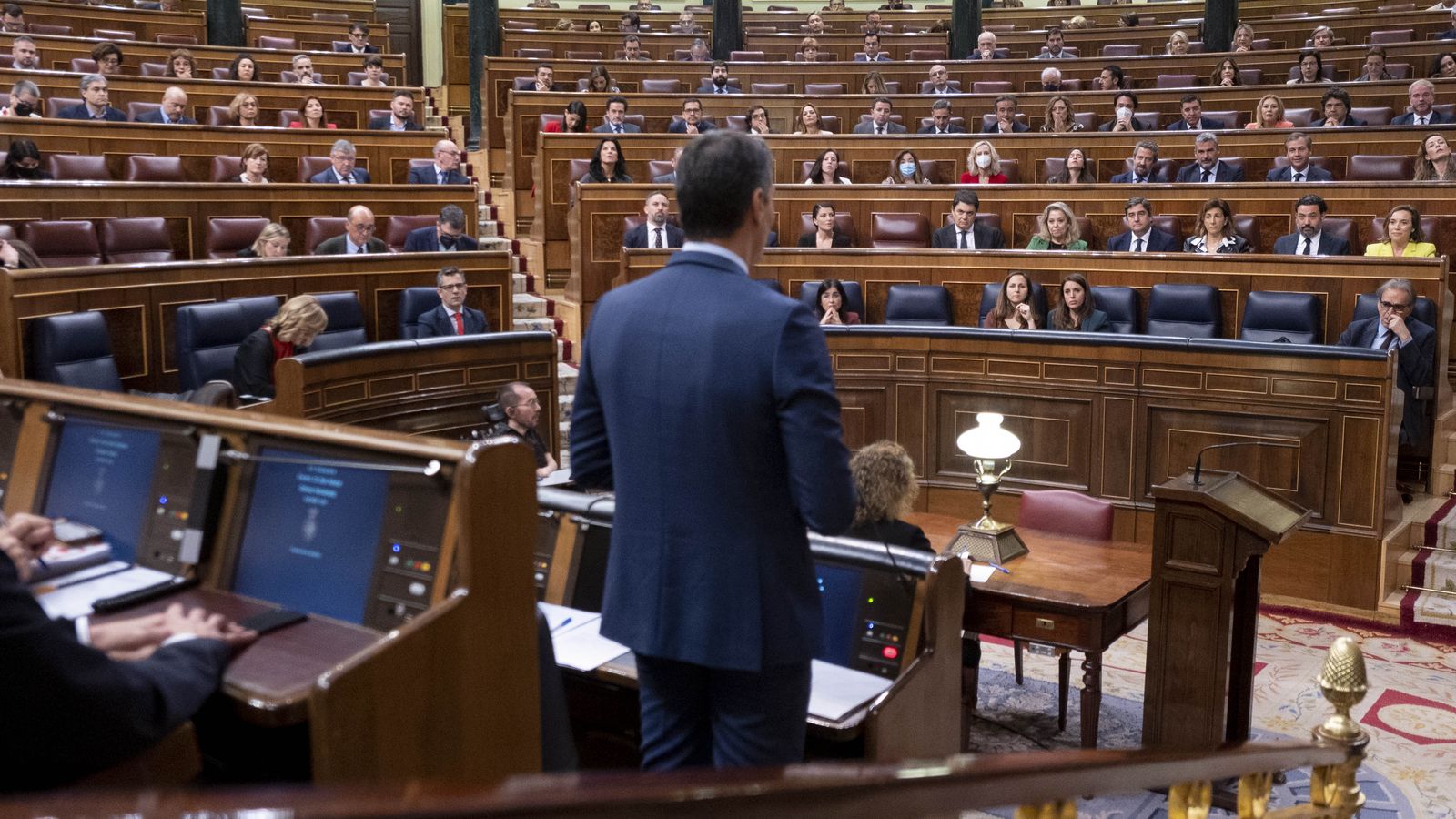 Pedro Sánchez compareix davant el Congrés