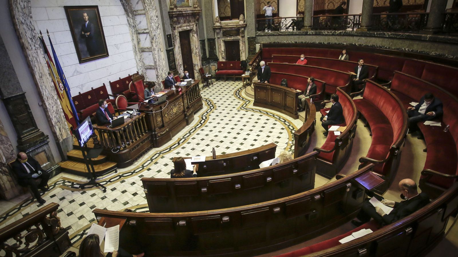 El ple de l'ajuntament de València en una imatge d'arxiu