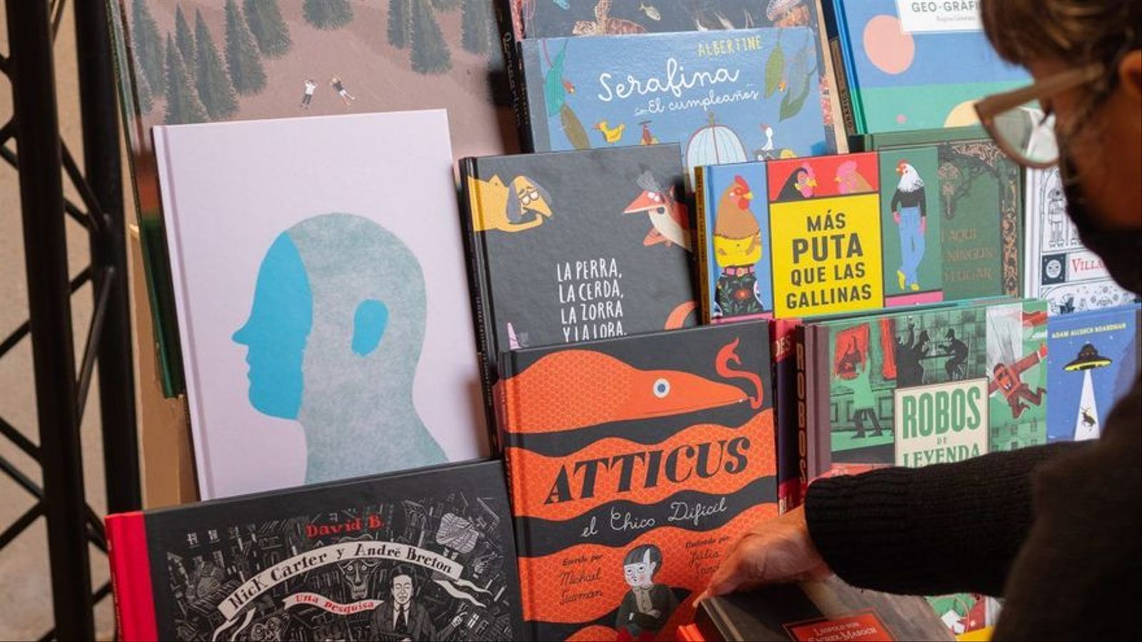 Expositor a Baba Kamo, fira del llibre il·lustrat per a tots els públics