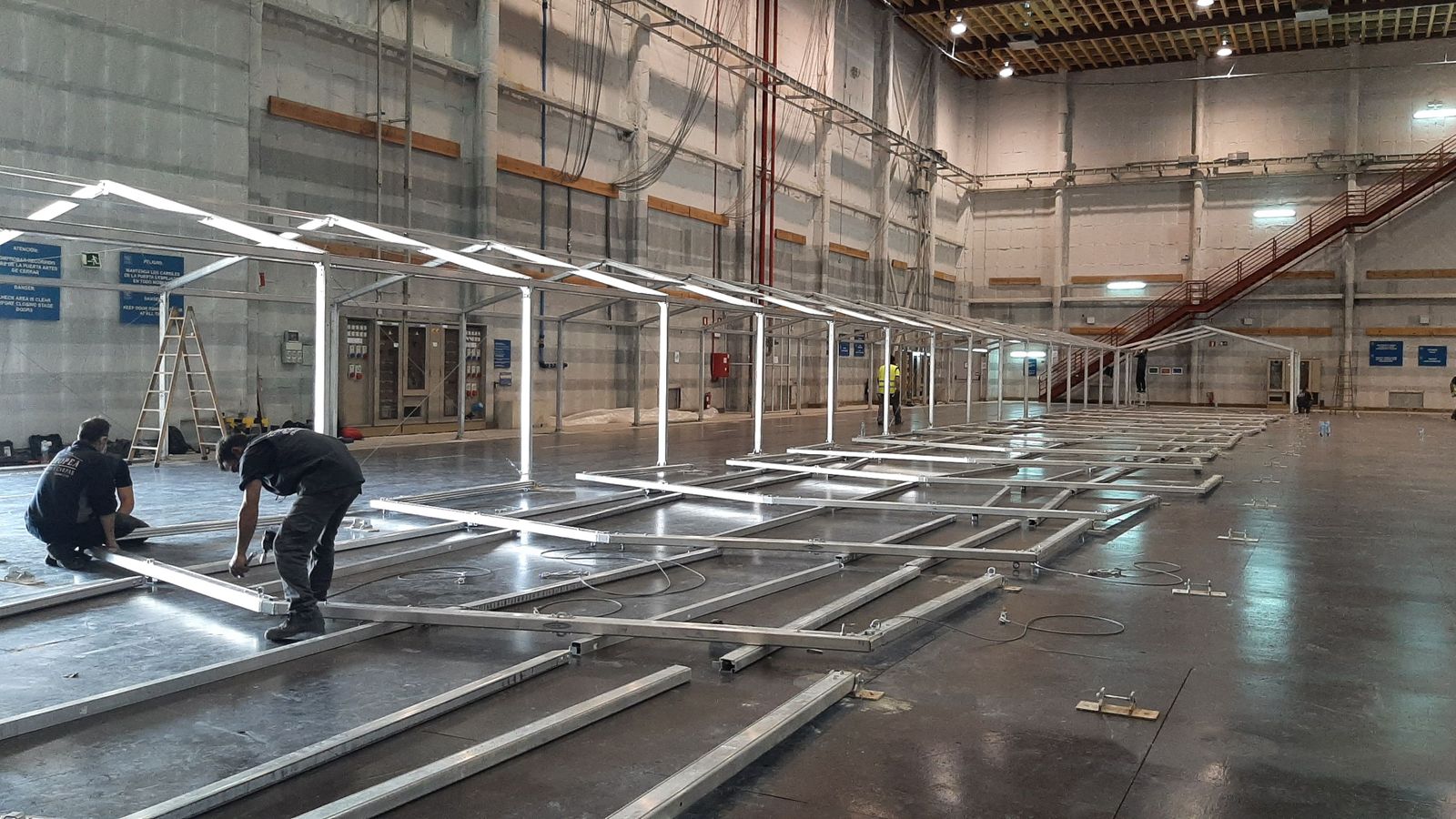 Preparatius a la Ciutat de la Llum per a acollir refugiats