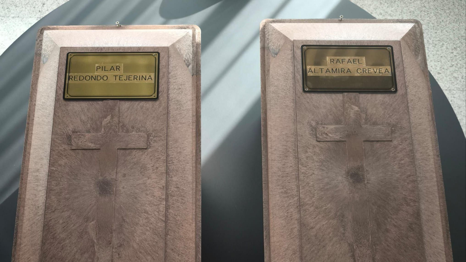 Fèretres de Pilar Redondo i Rafael Altamira