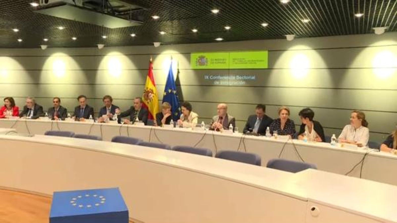 La ministra Magdalena Álvarez presideix la Conferència Sectorial de Política Migratòria