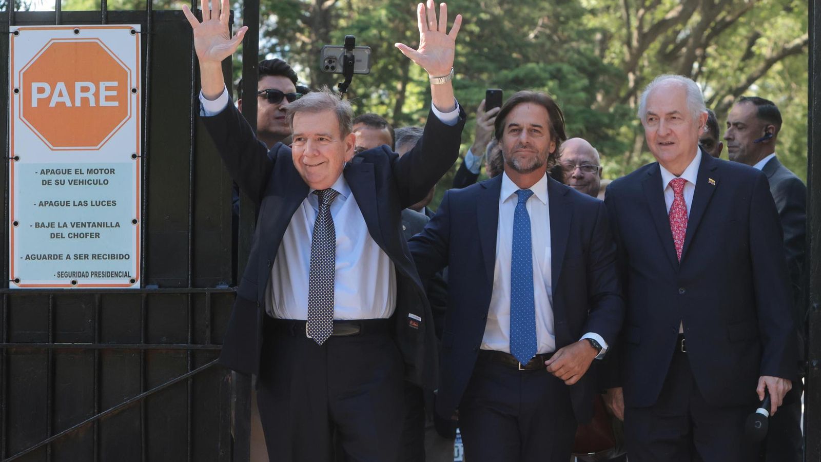 Edmundo González este dissabte a Montevideo, Uruguai