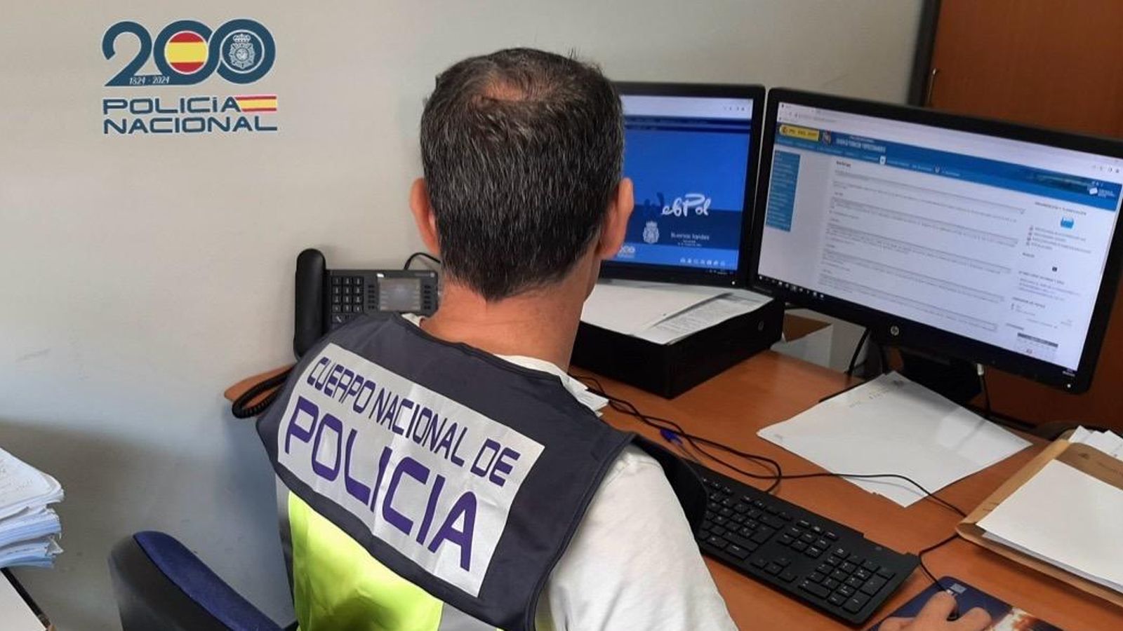 Invetigador de la Policia Nacional