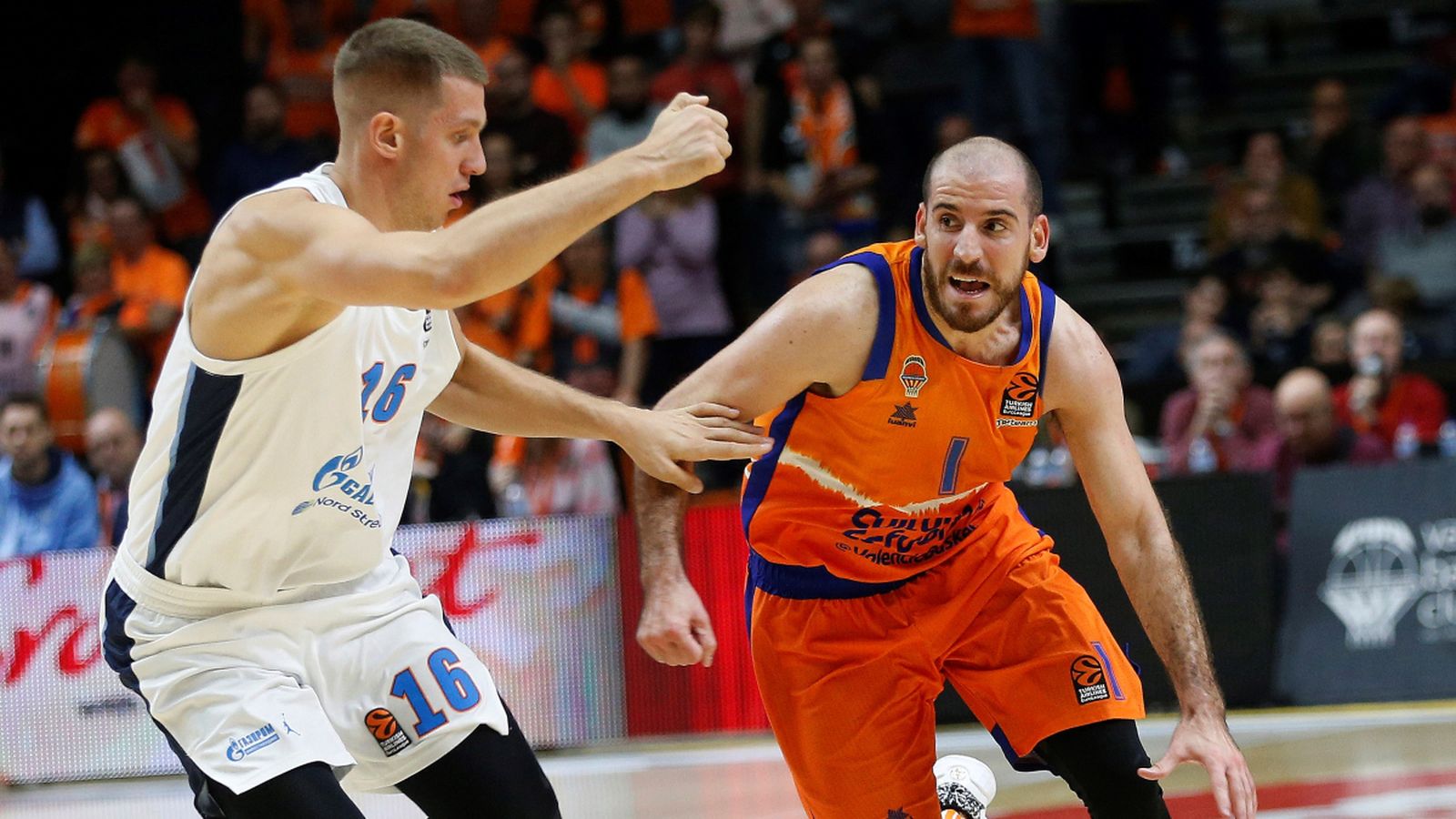 Quino Colom en un moment del partit