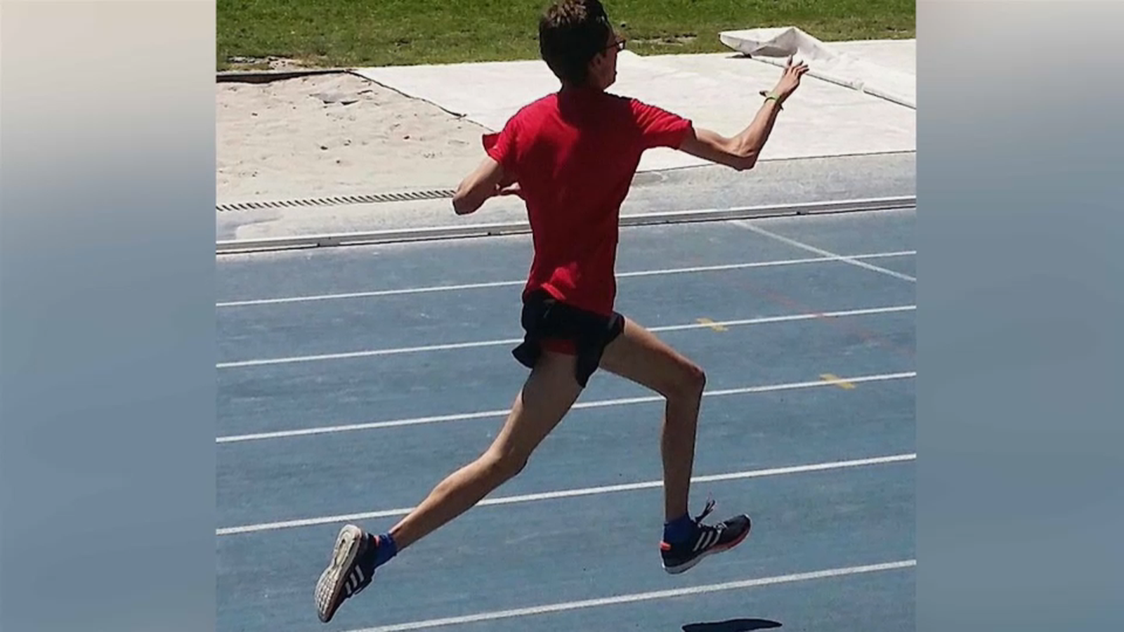 Martin participant en una carrera