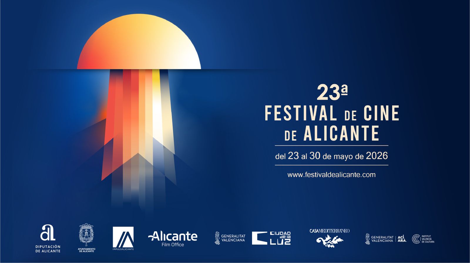 Cartell promocional del Festival Internacional de Cine d'Alacant 2026