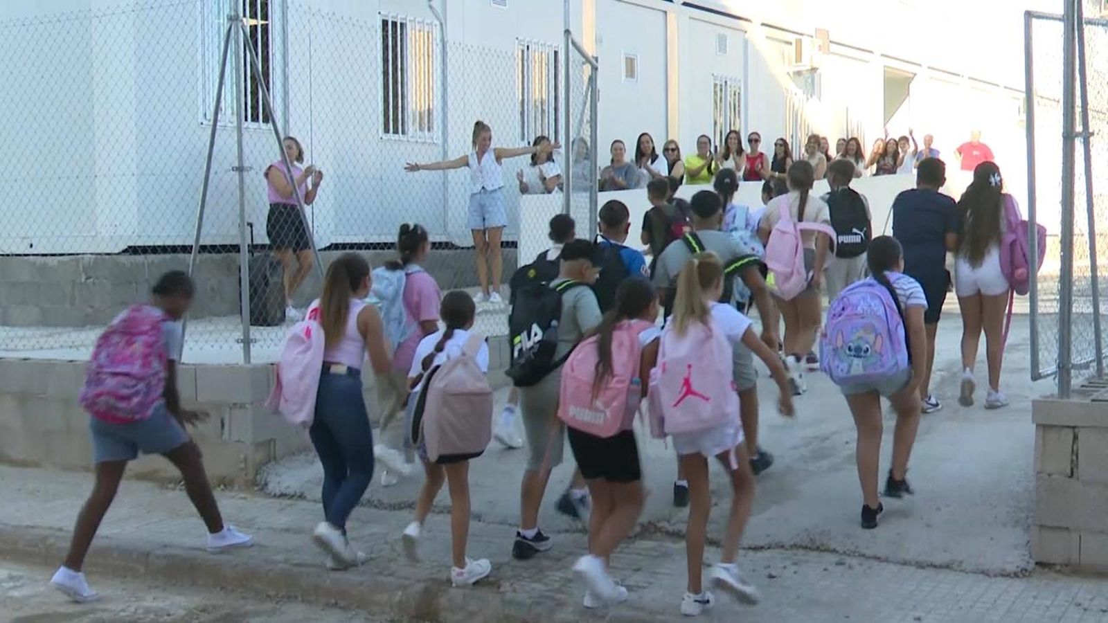 Els alumnes que han assistit hui al centre CEIP Orba d'Alfafar