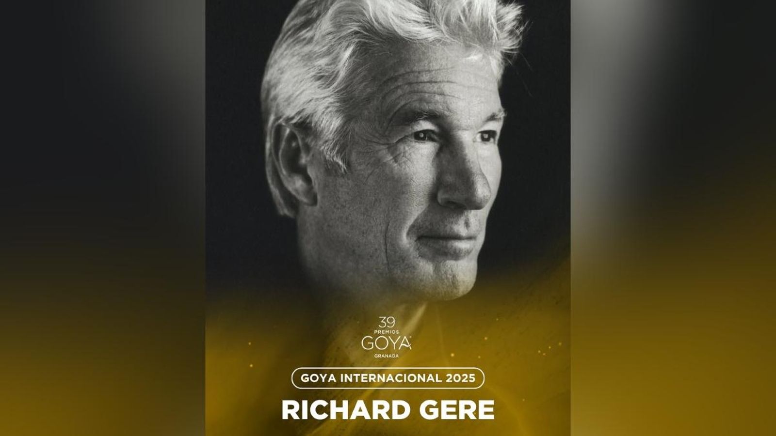Cartell del Goya Internacional 2025, Richard Gere