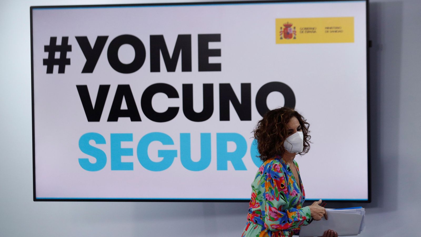 La portaveu del govern i ministra d'Hisenda, María Jesús Montero aquest dimarts