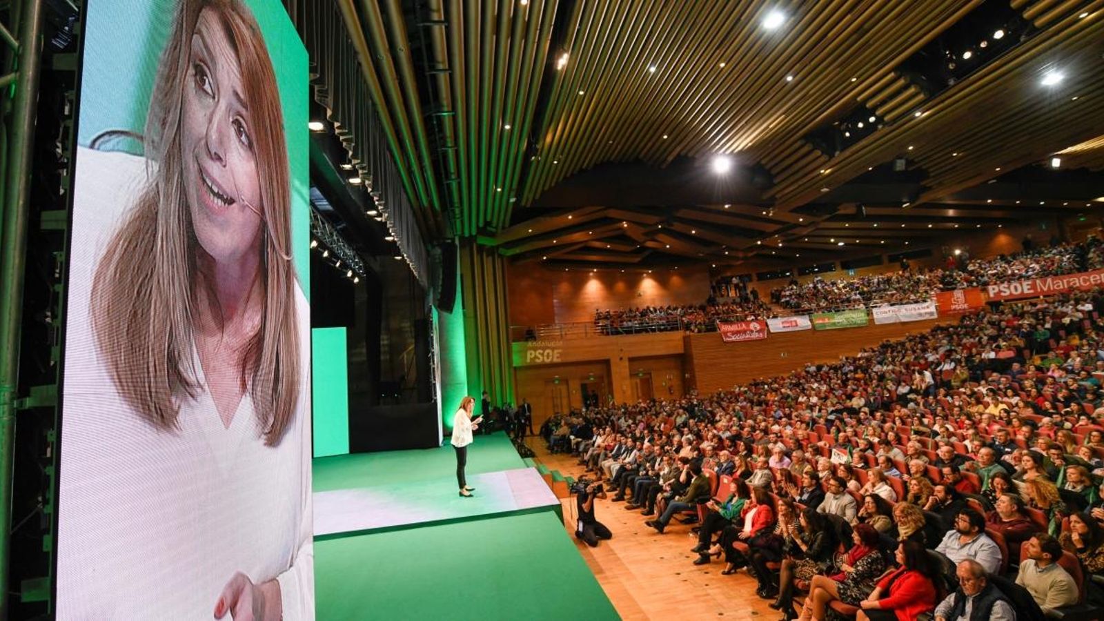 Susana Díaz celebra en Granada l'acte d'inici de la campanya electoral. Miguel Ángel Molina