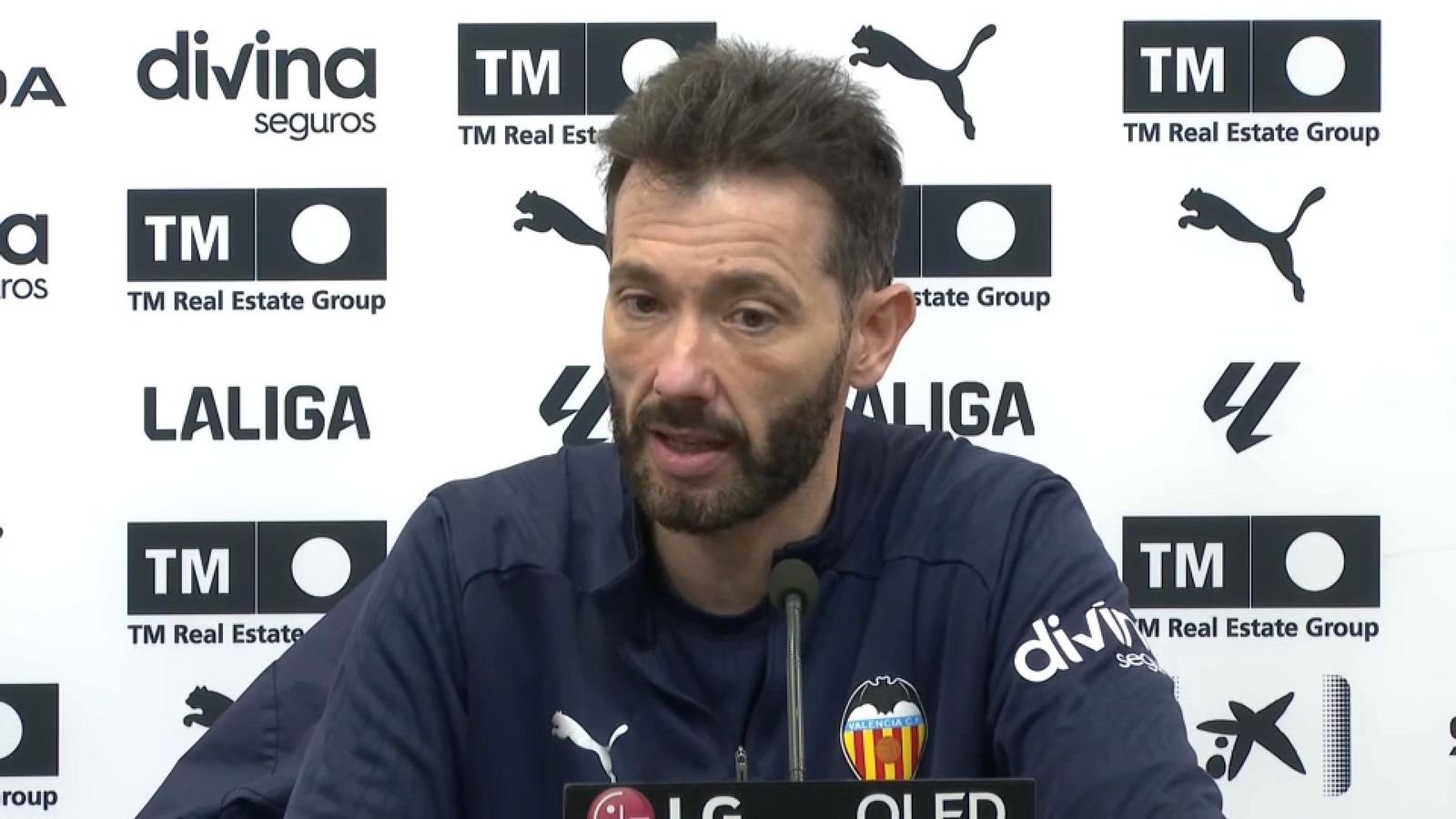 El tècnic del València, Carlos Corberán El tècnic del València, Carlos Corberán