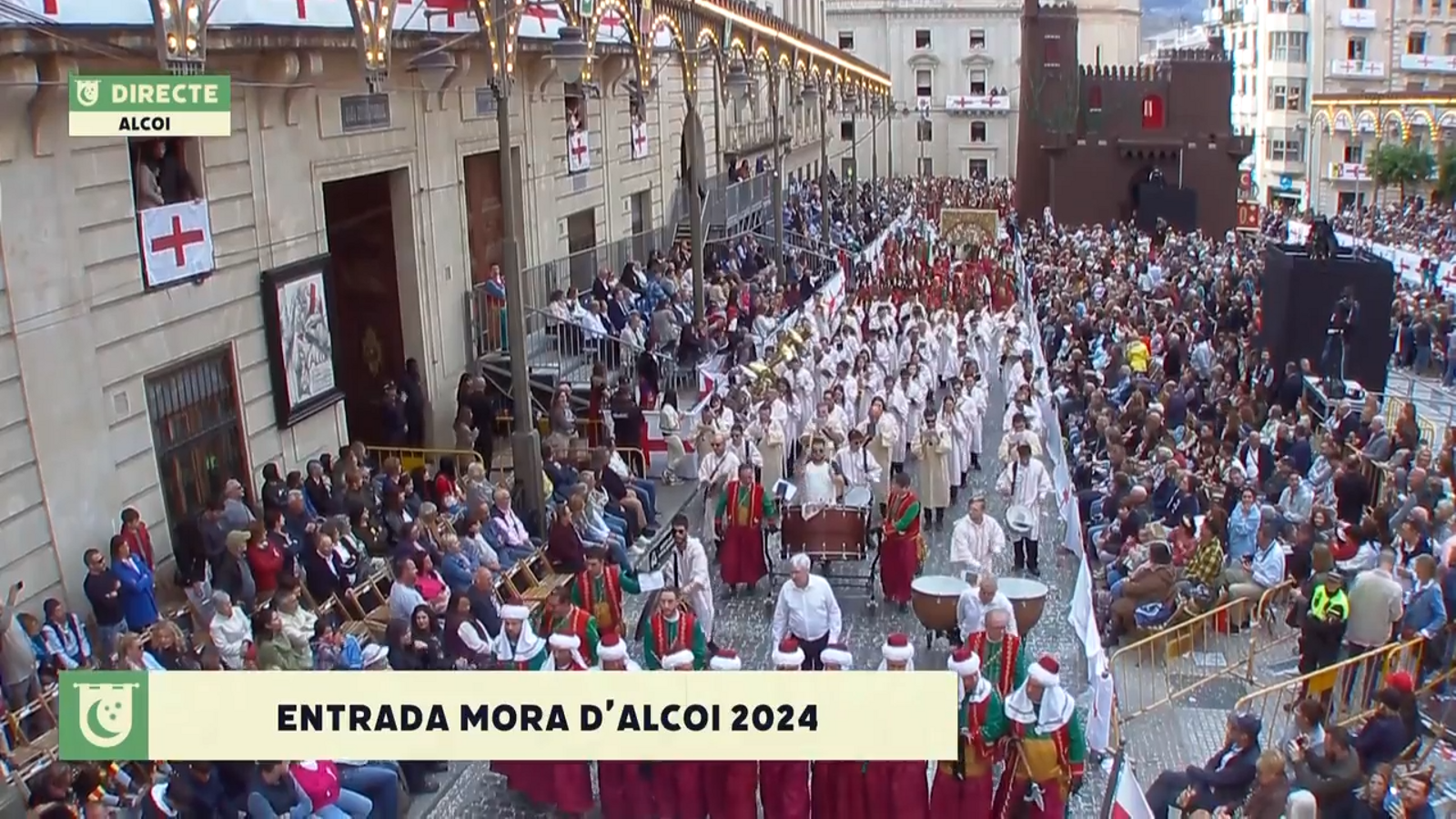 Moros i cristians d'Alcoi, entrada mora