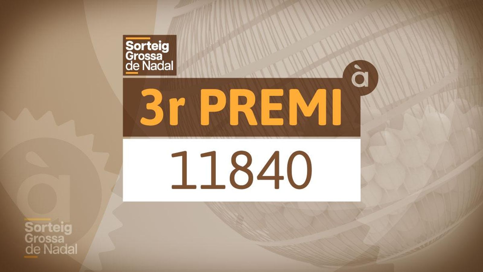 Tercer premi de la loteria de Nadal