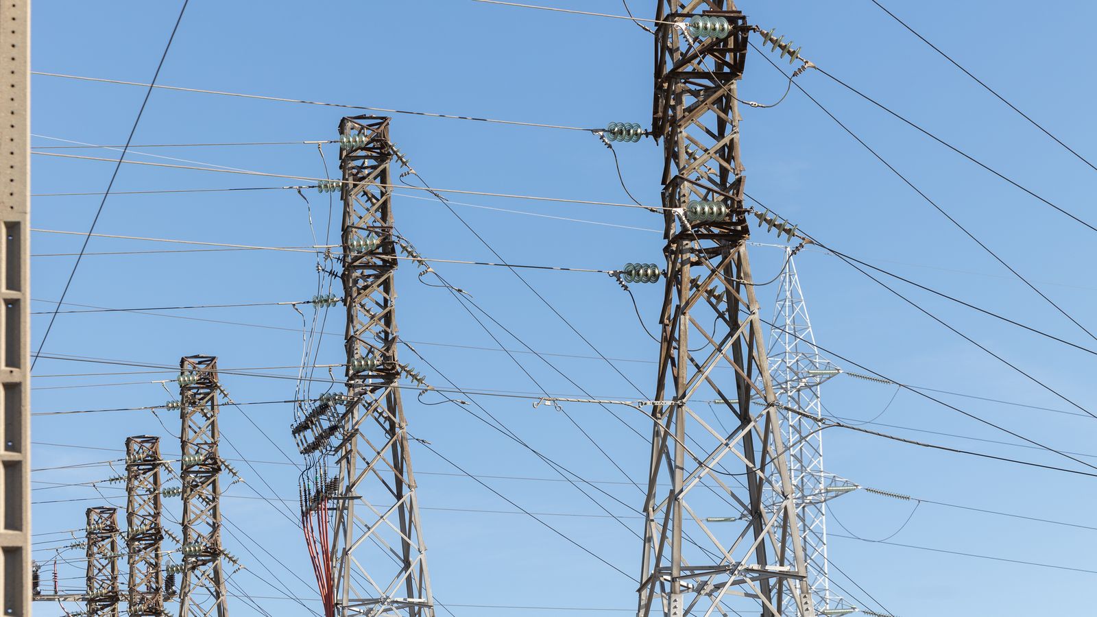 Torres elèctriques, en una imatge d'arxiu