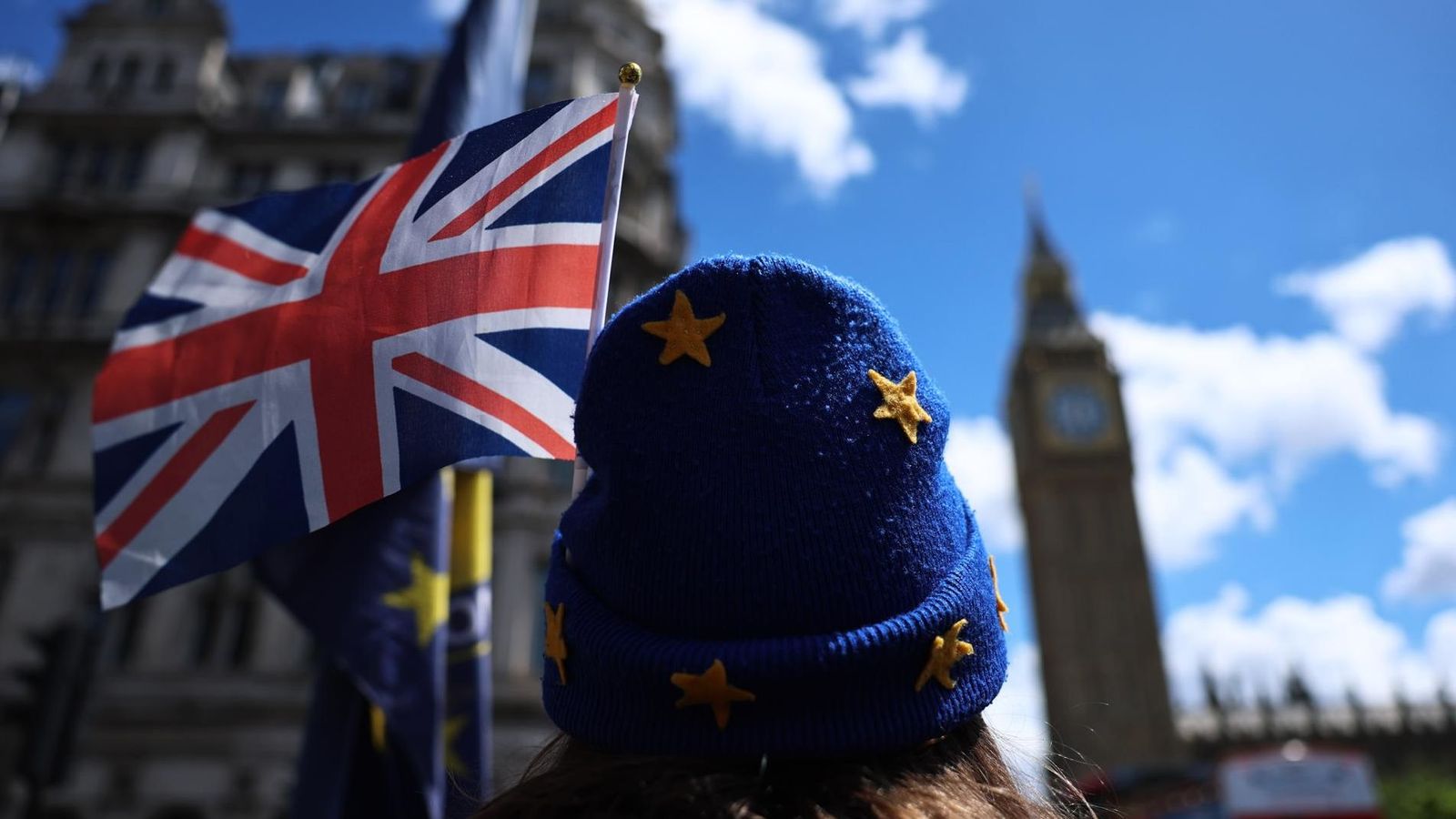 Imatge d'una protesta en contra del Brexit, el passat 10 de juny