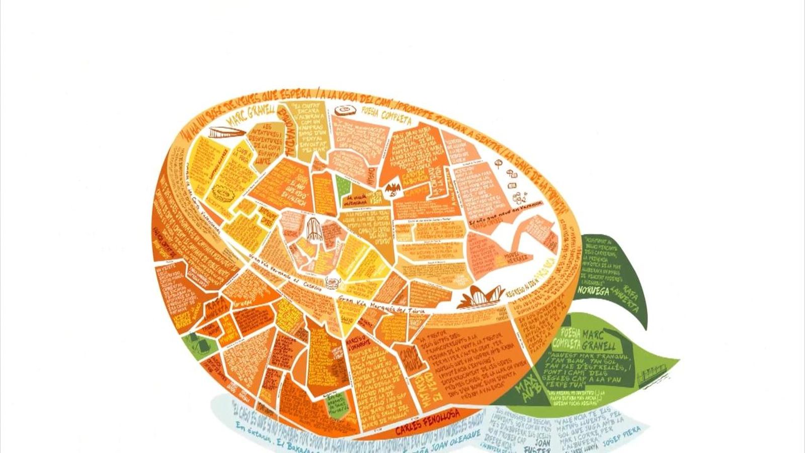 El mapa literari de València