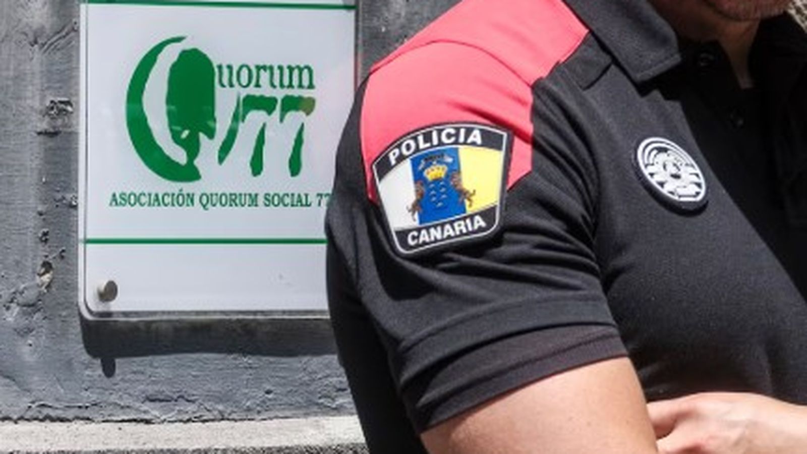 Agent de la Policia Canària en una imatge d'arxiu
