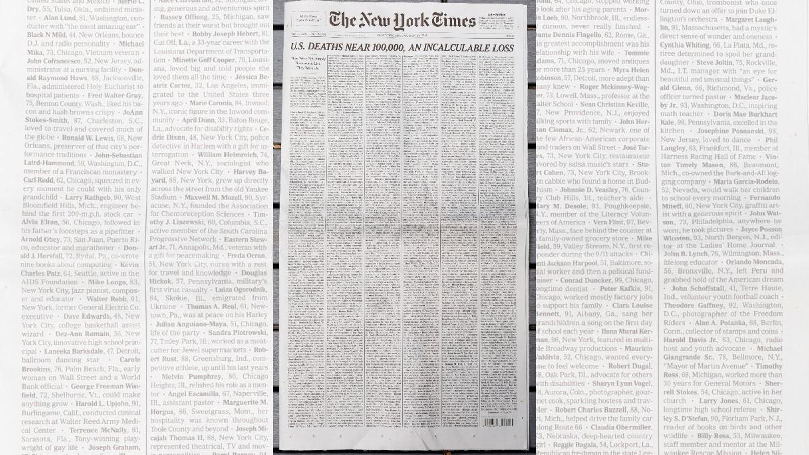Portada de ‘The New York Times’ aquest diumenge