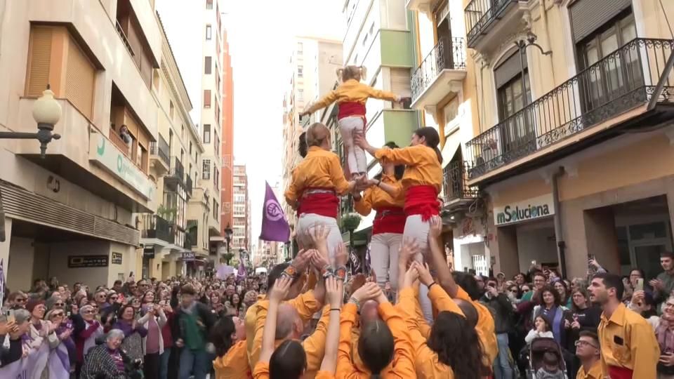 Castelló de la Plana, durant les manifestacions del 8M Castelló de la Plana, durant les manifestacions del 8M