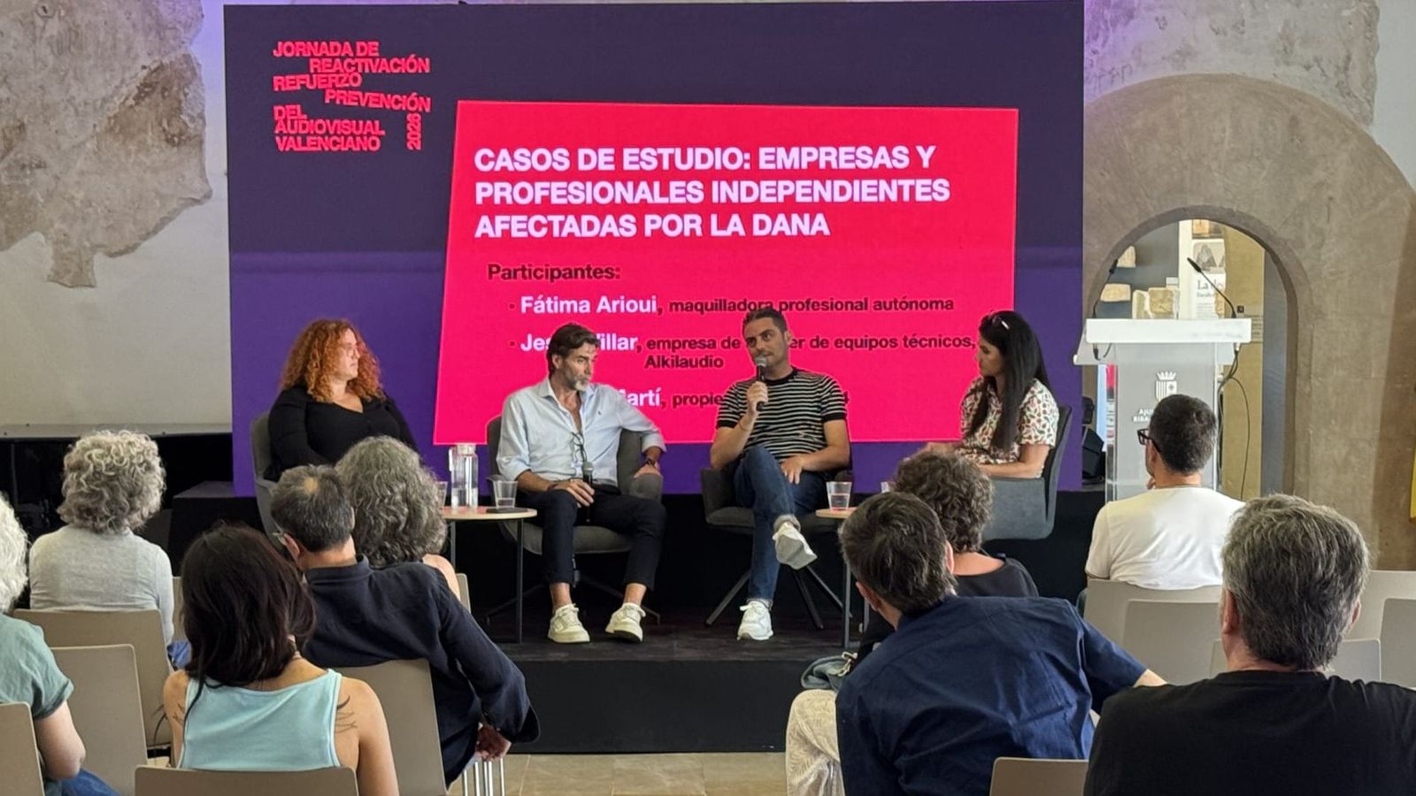 Una altra de les taules de la jornada de treball