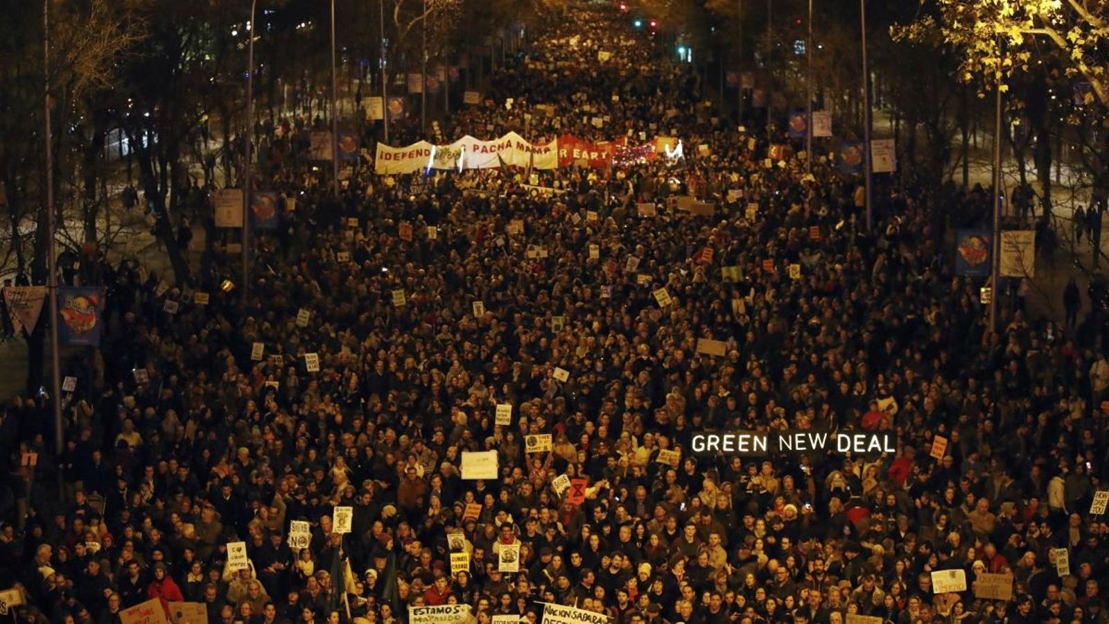 Marxa pel Clima que va recórrer els carrers de Madrid aquesta setmana