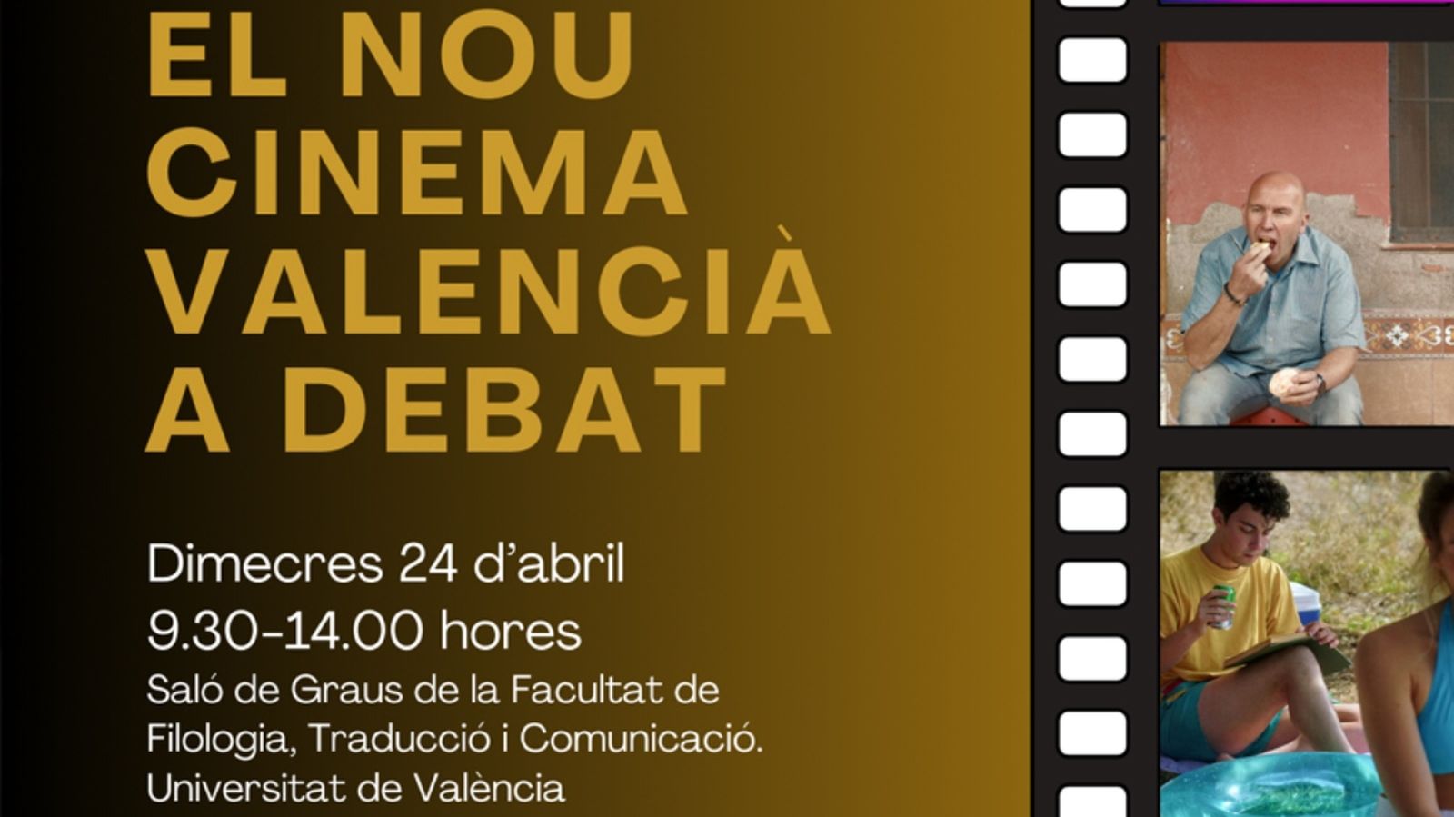 Jornada sobre el nou cinema a valencià a la UV