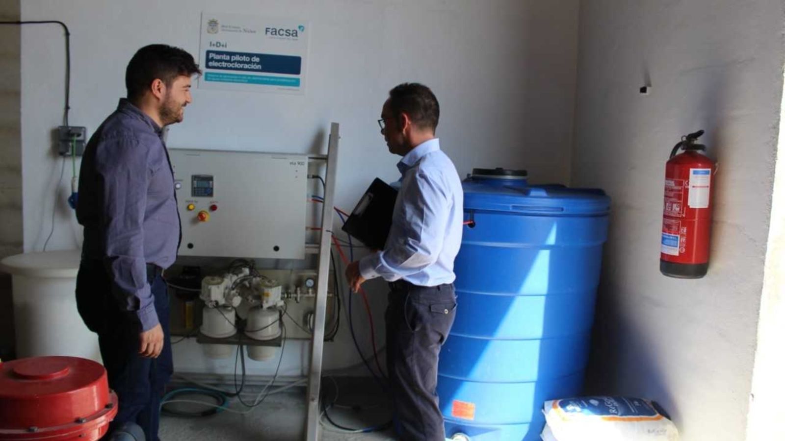 Planta de tractament de l'aigua de Nules que ara utilitza este sistema innovador que arribarà a totes les cases de la localitat