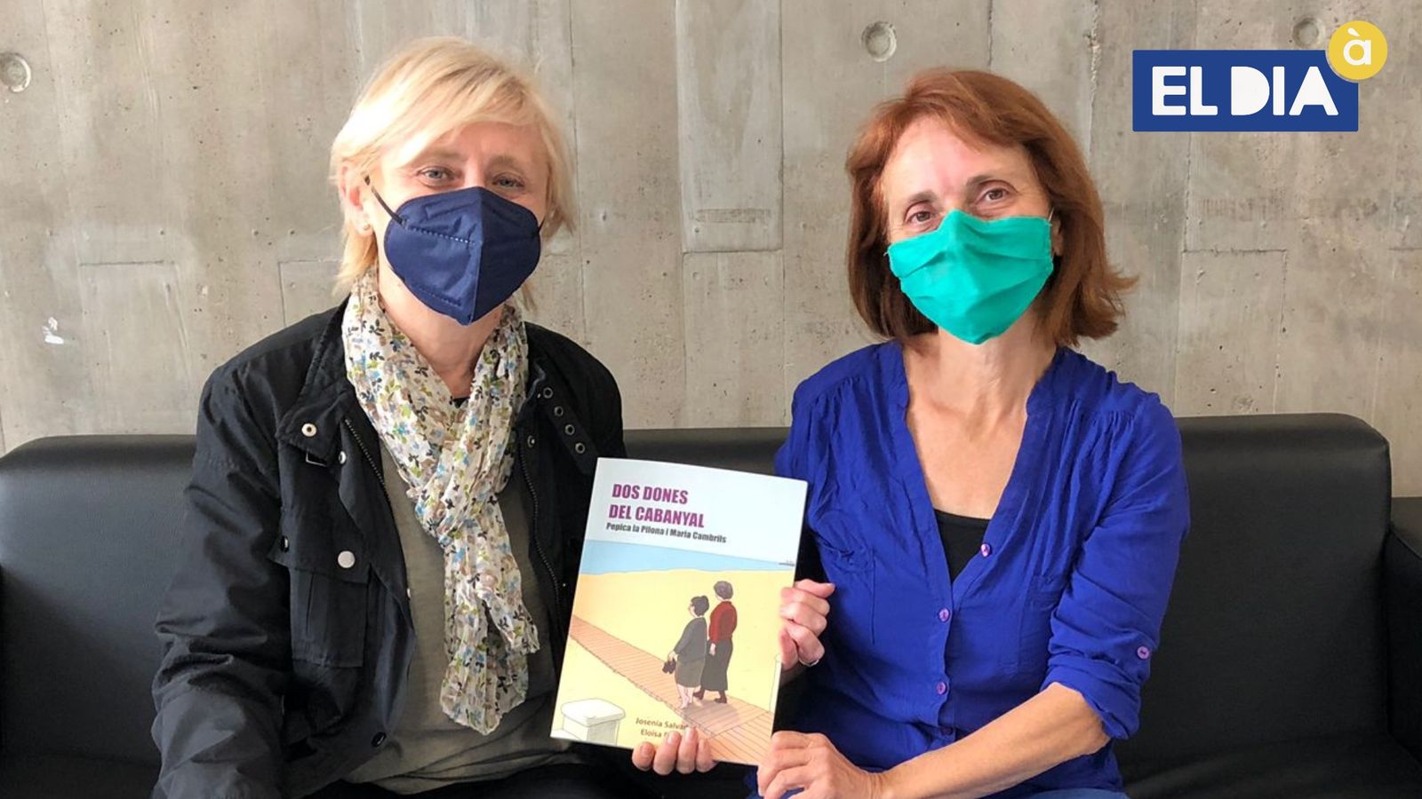 Josenia Salvador i Eloísa Blanco, les autores de ‘Dos dones del Cabanyal. Pepica la Pilona i Maria Cabrils’.